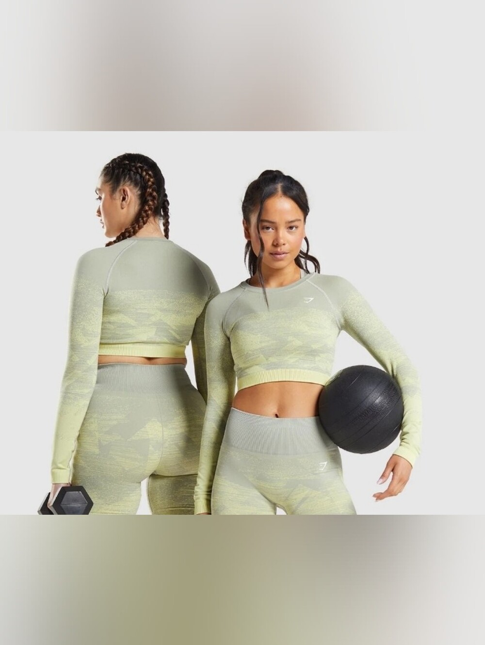 GYMSHARK Adapt Ombre Crop Top